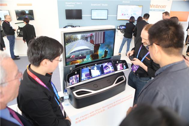 偉世通自動(dòng)駕駛平臺(tái)及全數(shù)字化座艙亮相北京車(chē)展